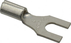 Thomas & Betts - #6 Stud, 18 to 14 AWG Compatible, Noninsulated, Crimp Connection, Standard Fork Terminal - All Tool & Supply