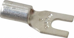 Thomas & Betts - #6 Stud, 12 to 10 AWG Compatible, Noninsulated, Crimp Connection, Standard Fork Terminal - All Tool & Supply