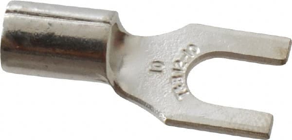 Thomas & Betts - #10 Stud, 12 to 10 AWG Compatible, Noninsulated, Crimp Connection, Standard Fork Terminal - All Tool & Supply