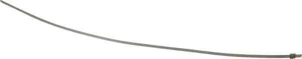 Thomas & Betts - 16" Long Natural (Color) Stainless Steel Standard Cable Tie - 100 Lb Tensile Strength, 0.38mm Thick, 2" Max Bundle Diam - All Tool & Supply