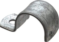 Thomas & Betts - 1" Pipe, Steel, Zinc Plated" Pipe or Conduit Strap - 1 Mounting Hole - All Tool & Supply