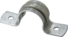 Thomas & Betts - 3/4 Pipe, Steel, Zinc Plated Pipe or Conduit Strap - 2 Mounting Holes - All Tool & Supply