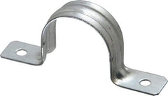 Thomas & Betts - 1-1/4 Pipe, Steel, Zinc Plated Pipe or Conduit Strap - 2 Mounting Holes - All Tool & Supply