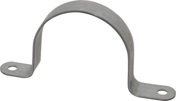 Thomas & Betts - 4 Pipe, Steel, Zinc Plated Pipe or Conduit Strap - 2 Mounting Holes - All Tool & Supply