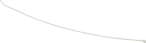 Thomas & Betts - 14" Long Natural (Color) Nylon Standard Cable Tie - 18 Lb Tensile Strength, 1.1mm Thick, 101.6mm Max Bundle Diam - All Tool & Supply