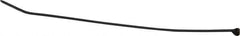 Thomas & Betts - 8.19" Long Black Nylon Standard Cable Tie - 40 Lb Tensile Strength, 1.04mm Thick, 50.8mm Max Bundle Diam - All Tool & Supply