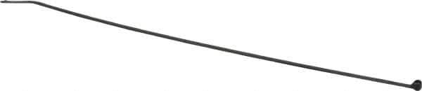 Thomas & Betts - 11.1" Long Black Nylon Standard Cable Tie - 30 Lb Tensile Strength, 1.31mm Thick, 76.2mm Max Bundle Diam - All Tool & Supply