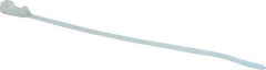 Thomas & Betts - 6" Long Natural (Color) Nylon Mountable Cable Tie - 40 Lb Tensile Strength, 1.31mm Thick, 28.7mm Max Bundle Diam - All Tool & Supply