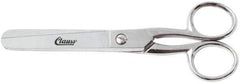 Clauss - 2" LOC, 6" OAL Carbon Steel Blunt Point Scissors - For Paper, Fabric - All Tool & Supply