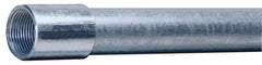 Made in USA - 1-1/4" Trade Size, 10' Long, Rigid Conduit - Steel, 1-1/4" ID - All Tool & Supply