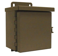 Wiegmann - 21" OAW x 33" OAH Powder Coat Finish Electrical Enclosure Back Panel - 36" x 24" Box, 14 Gauge Steel, Use with B362407CH/B362409CH/B362411CH/N12362406/N12362408/N12362410/N12362412/RHC362412 - All Tool & Supply