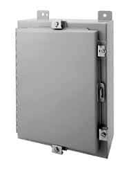 Wiegmann - Steel Standard Enclosure Hinge Flat Cover - NEMA 4, 12, 13, 24" Wide x 36" High x 8" Deep, Dirt-tight, Dust-tight, Oiltight & Watertight - All Tool & Supply