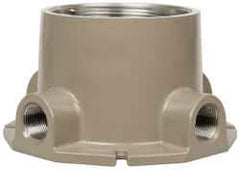 Hubbell Killark - Gray Light Fixture Ceiling Bracket - For Use with Hazardous Location HID Fixture - EZ Series, CSA File LR11713, UL File E10514 & E91793 - All Tool & Supply