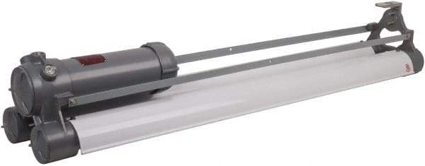 Hubbell Killark - 120 VAC, 60 Watt, Fluorescent Hazardous Location Light Fixture - Corrosion, Dirt & Vibration Resistant & Explosionproof, Aluminum Alloy Housing, 52-13/16" Long x 11" Wide x 9-3/32" High - All Tool & Supply