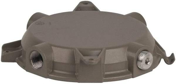 Hubbell Killark - Gray Light Fixture Ceiling Cap - For Use with Hazardous Location HID Fixture - MB Series, CSA File LR11713, UL File E10514 & E91793 - All Tool & Supply