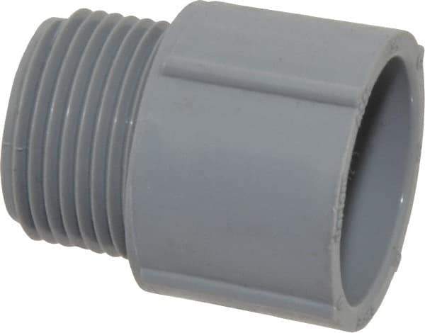 Thomas & Betts - 3/4" Trade, PVC Threaded Rigid Conduit Male Adapter - Insulated - All Tool & Supply