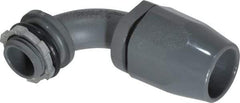 Thomas & Betts - 1/2" Trade, Thermoplastic Threaded Angled Liquidtight Conduit Connector - Insulated - All Tool & Supply