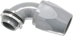 Thomas & Betts - 1" Trade, Thermoplastic Threaded Angled Liquidtight Conduit Connector - Insulated - All Tool & Supply