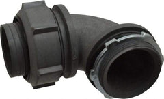 Thomas & Betts - 2" Trade, Thermoplastic Threaded Angled Liquidtight Conduit Connector - Insulated - All Tool & Supply