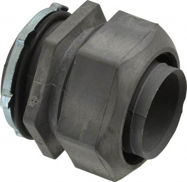 Thomas & Betts - 1-1/2" Trade, Thermoplastic Threaded Straight Liquidtight Conduit Connector - Insulated - All Tool & Supply