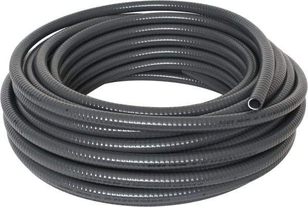 Thomas & Betts - 1/2" Trade Size, 100' Long, Flexible Liquidtight Conduit - PVC, 0.627" ID, Gray - All Tool & Supply