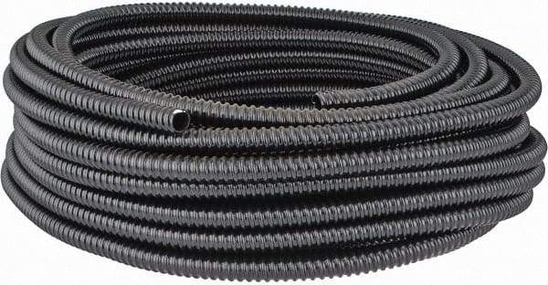 Thomas & Betts - 1/2" Trade Size, 100' Long, Flexible Liquidtight Conduit - PVC, 0.627" ID, Black - All Tool & Supply