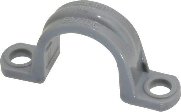 Thomas & Betts - 1/2 Pipe, PVC, Pipe or Conduit Strap - 2 Mounting Holes - All Tool & Supply