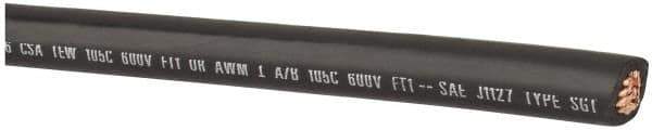 Southwire - 2 AWG, 19 Strand, Black Machine Tool Wire - PVC, Acid, Moisture and Oil Resistant, 500 Ft. Long - All Tool & Supply