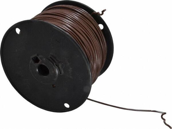 Southwire - 16 AWG, 26 Strand, Brown Machine Tool Wire - PVC, Acid, Moisture and Oil Resistant, 500 Ft. Long - All Tool & Supply