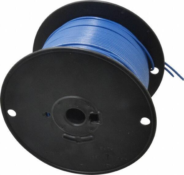 Southwire - 16 AWG, 26 Strand, Blue Machine Tool Wire - PVC, Acid, Moisture and Oil Resistant, 500 Ft. Long - All Tool & Supply