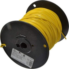 Southwire - 14 AWG, 41 Strand, Yellow Machine Tool Wire - PVC, Acid, Moisture and Oil Resistant, 500 Ft. Long - All Tool & Supply