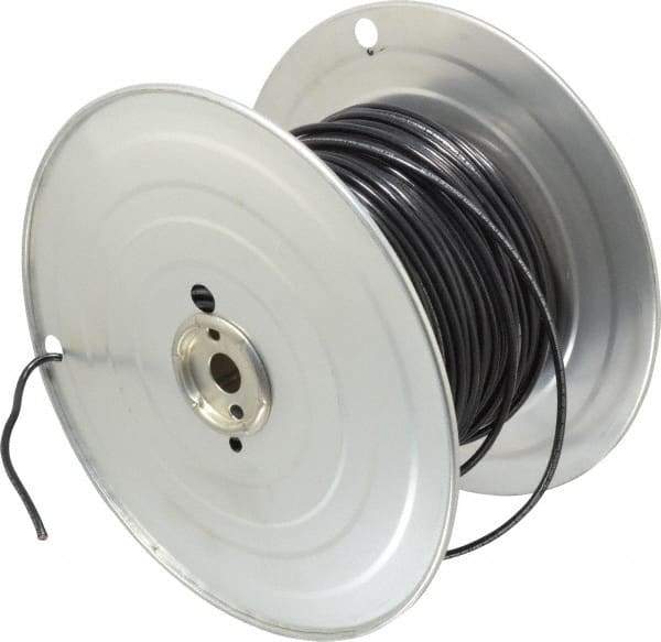 Southwire - 10 AWG, 105 Strand, Black Machine Tool Wire - PVC, Acid, Moisture and Oil Resistant, 500 Ft. Long - All Tool & Supply