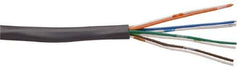 Southwire - 4 Conductor, 24 AWG Telephone Wire - 1,000 Ft., Copper Conductor, Beige, Gray and White PVC Jacket - All Tool & Supply