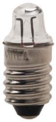 Value Collection - 0.5625 Watt, 2.25 Volt, Incandescent Miniature & Specialty TL3 Lamp - Miniature Screw Base, 0.01 to 0.999 Equivalent Range, Warm (1,000 to 3,000), Dimmable, 1" OAL - All Tool & Supply