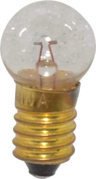 Value Collection - 2.5 Watt, 5 Volt, Incandescent Miniature & Specialty G4-1/2 Lamp - Miniature Screw Base, 2 to 4.999 Equivalent Range, Warm (1,000 to 3,000), Dimmable, 1-1/4" OAL - All Tool & Supply