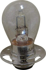 Value Collection - 18 Watt, 6.5 Volt, Incandescent Miniature & Specialty S8 Lamp - Double Contact Prefocus Base, 5 to 49 Equivalent Range, Warm (1,000 to 3,000), Dimmable, 2" OAL - All Tool & Supply