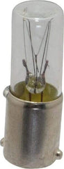 Value Collection - 120 Volt, Incandescent Miniature & Specialty T2-1/2 Lamp - Miniature Bayonet Base - All Tool & Supply