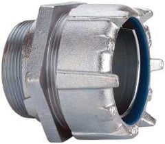 Thomas & Betts - 3" Trade, Steel Threaded Straight Liquidtight Conduit Connector - Noninsulated - All Tool & Supply