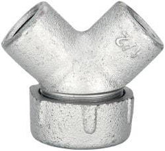 Thomas & Betts - 1/2" Trade, Iron Threaded Angled Rigid/Intermediate (IMC) Conduit Elbow - Noninsulated - All Tool & Supply