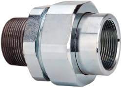 Thomas & Betts - 1-1/2" Trade, Steel Threaded Straight Rigid/Intermediate (IMC) Conduit Male Union - Noninsulated - All Tool & Supply