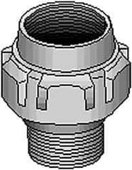 Thomas & Betts - 2-1/2" Trade, Steel Threaded Straight Rigid/Intermediate (IMC) Conduit Male Union - Noninsulated - All Tool & Supply