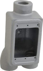 O-Z/Gedney - 1 Gang, 3/4" Knockouts, Iron Rectangle Outlet Box - Weather Resistant - All Tool & Supply