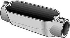 Hubbell Killark - LL Body, 1-1/2" Trade, EMT Aluminum Conduit Body - Oval, 6-7/8" OAL, Dry Locations - All Tool & Supply