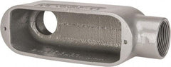 Hubbell Killark - Form 35, LB Body, 1-1/4" Trade, IMC, Rigid Malleable Iron Conduit Body - Oval, 7-1/2" OAL, 28.8 cc Capacity, Hazardous & Wet Locations - All Tool & Supply