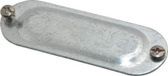 Hubbell Killark - 1/2" Trade, Steel Conduit Body Cover Plate - Use with Form 35 Conduit Bodies, Form 85 Conduit Bodies - All Tool & Supply