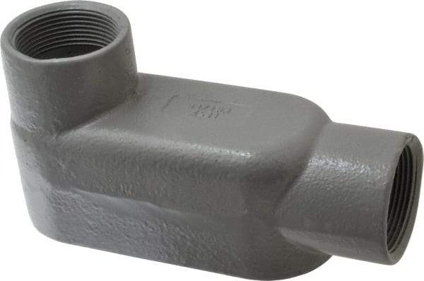 Hubbell Killark - Form 7, LB Body, 1-1/2" Trade, IMC, Rigid Iron Conduit Body - Oval, 7-1/4" OAL, 26 cc Capacity, Gray, Hazardous & Wet Locations - All Tool & Supply