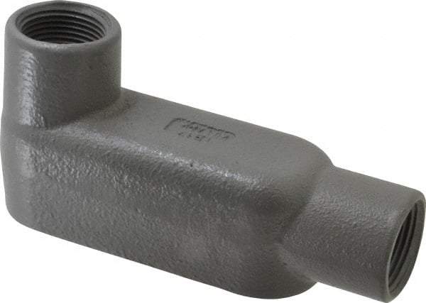 Hubbell Killark - Form 7, LB Body, 1" Trade, IMC, Rigid Iron Conduit Body - Oval, 6-5/16" OAL, 11 cc Capacity, Gray, Hazardous & Wet Locations - All Tool & Supply