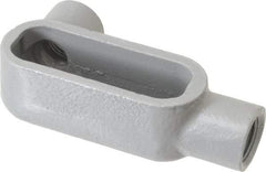 Hubbell Killark - Form 7, LL Body, 1/2" Trade, IMC, Rigid Iron Conduit Body - Oval, 4-11/16" OAL, 4 cc Capacity, Gray, Hazardous & Wet Locations - All Tool & Supply