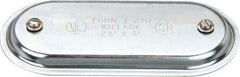 Hubbell Killark - 2-1/2" & 3" Trade, Steel Conduit Body Cover Plate - Use with Form 7 Conduit Bodies - All Tool & Supply