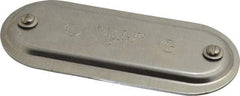 Hubbell Killark - 2" Trade, Aluminum Conduit Body Cover Plate - Use with Form 7 Conduit Bodies - All Tool & Supply